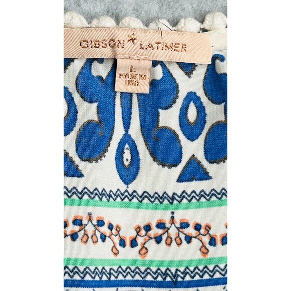 Gibson Latimer Multiprint Tunic Top Size L - Picture 8 of 11